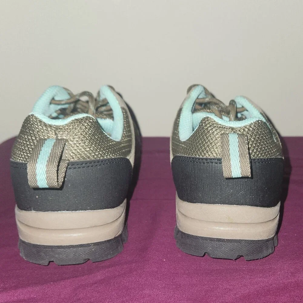 Womens Tan And Light Blue Cushionaire Brig Hiking Boot Size 10 - Picture 2 of 10